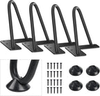 SMARTSTANDARD 5 Inch Heavy Duty Hairpin Furniture Legs, Metal Home DIY Projects by SMARTSTANDARD