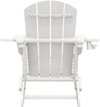 SERWALL Adirondack Chair with Cup Holders - Image 12