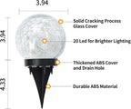JKIMK Solar Globe Lights Outdoor Waterproof-Solar Balls - Image 3