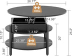 FABATO Round Lift Top Coffee Table - Image 3