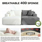 SYTOPIA Loveseat Chaise Lounge - Image 5
