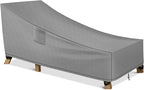 WLEAFJ Patio Chaise Lounge Cover Waterproof, Heavy Duty Outdoor Lounge Chair by WLEAFJ