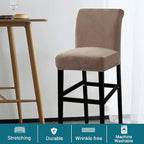 Turquoize Bar Stool Covers 4 Pack Bar Stool Covers - Image 2
