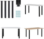 LCSDLHLSY Table Legs 28 inch, Adjustable Metal Furniture Legs, DIY Computer - Image 3