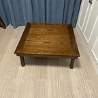 DAMEDAI Square 80X80cm Korean Floor Table Folding Legs Luxury Antique Home - Image 4