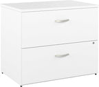 Bush Business Furniture Studio C 2 Drawer Lateral File Cabinet in White by BushBusinessFurniture