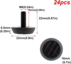 Antrader 24 Pack M6×15mm Furniture Lvelers, Table Leg Levelers, Levelling Foot - Image 3