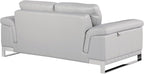Blackjack Furniture Weston Collection Genuine Italian Leather Living Room Sofa - Image 5