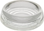 Heavy-Duty Clear Glass Coasters – Floor Protectors by Unknown