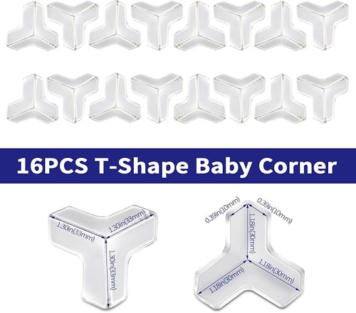 16 Corner Protector Baby, T-Shape Table Protectors - Image 2