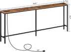 MAHANCRIS 70.9 Skinny Console Table - Image 3