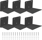 FENTEC Floating Book Shelves for Wall, Wall Mounted Invisible Floating Bookshelf by Fentec