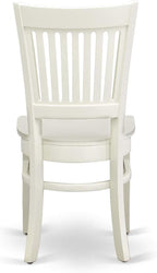 East West Furniture ANVA3-LWH-W 3 Piece Dining Room Furniture Set Contains a - Image 9