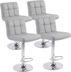 DUMOS Bar Stools Set, 24 inch Counter Height Bar Stools, Upholstered Modern by DumosLifestyle