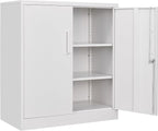 SISESOL White Metal Storage Cabinet by SISESOL