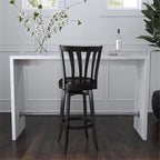 Hillsdale Savana Wood Bar Height Kitchen Stool, 29.5" High - Image 6