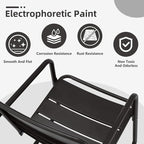 MELLCOM 3 Piece Patio Set, Small Patio Furniture Set - Image 6