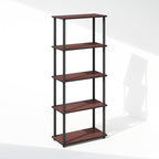 Furinno Turn-N-Tube Book Shelf, 5-Tier Bookshelf, Bookcase - Image 4