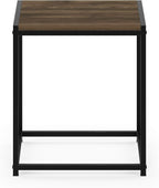 FURINNO Camnus Modern Living End Table, Columbia Walnut, 15.75 in x 15.75 in x - Image 6