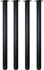 LCSDLHLSY Table Legs 36 inch, Heavy Duty Furniture Legs, Adjustable Square Desk by LCSDLHLSY