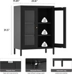 YAUWOH Metal Bathroom Cabinet - Image 3