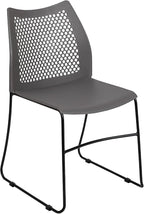 Flash Furniture HERCULES Series 661 lb. Capacity Gray Stack Chair by FlashFurniture
