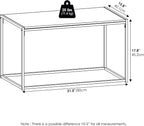 Furinno CAMNUS Coffee Table, Metal Frame Modern Center Table and Side Tables Set - Image 3