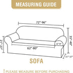H.VERSAILTEX Floral Pattern Couch Cover Printed Sofa Covers Washable High - Image 4