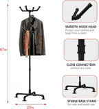 Industrial Coat Rack, Metal Pipe Coat Rack Stand Freestanding - Image 5