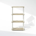 Furinno Turn-N-Tube Book Shelf, 4-Tier Bookshelf, Bookcase - Image 8