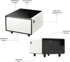 LUMISOL Smart Side Table with Built-in Fridge, Wireless Charging, Temperature - Image 2