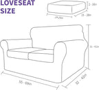 ZNSAYOTX 3 Piece Loveseat Covers - Image 7