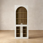 mopio Blake Tall Display Cabinet, Kitchen Buffet Pantry Cupboard, Trophy by MopioInc