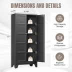 Yizosh Metal Storage Cabinet - Image 2