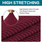 Turquoize Stretch Sofa Slipcover 2 Pieces Sofa Cover Couch Cover - Image 5