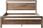 Grain Wood Furniture Loft Queen Size Solid Wood Bed, Brushed White - Image 4