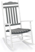 VINGLI Wooden Rocking Chair Outdoor, Patio Rockers by VINGLI