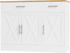 Shintenchi Modern Farmhouse Sideboard Buffet Cabinet by Shintenchi%7CFurnitureMadeforRealLife