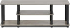 Furinno Turn-N-Tube No Tools 3D 3-Tier Entertainment TV Stand up to 50 inch TV - Image 5
