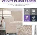 ZNSAYOTX Luxury Velvet Chair Slipcovers - Image 3
