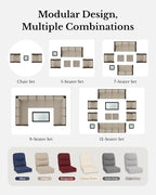 HILLGA Luxury High Back Patio Furniture Set - Image 8