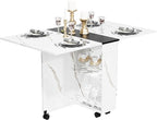3imothrix Folding Dining Table, Dinner Table - Image 2