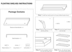 RYOFOBETTO Small Floating Shelf, 6 X 9 Inches Farmhouse Wall Shelves - Image 7