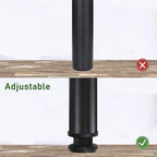 QLLY 16 Inch Adjustable Metal Coffee Table Legs, Heavy Duty Round Furniture Legs - Image 4