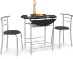 VINGLI 31.5" Drop Leaf Dining Table Set by VINGLI