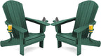 SERWALL Adirondack Chair with Cup Holders by SERWALL