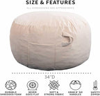 Bean Bag Chairs, Memory Foam Stuffing Bean Bag Chair - Image 4