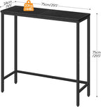 HOOBRO Narrow Console Table, 29.5" Small Entryway Table, Thin Sofa Table - Image 3