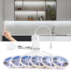 AIMENGTE Cabinet Light 12V COB LED Strip Lights, 6-in-1 Penetrable Touch Dimming - Image 2
