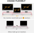 TAVR Dual Monitor Stand Riser, Computer Monitor Stands - Image 5